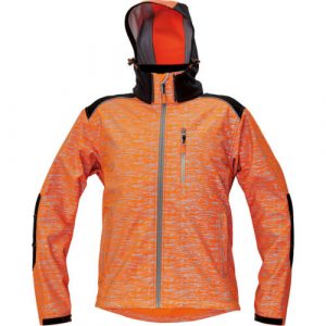 KNOXFIELD PRINTED SOFTSHELL dzseki narancs