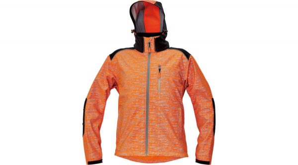 KNOXFIELD PRINTED SOFTSHELL dzseki narancs