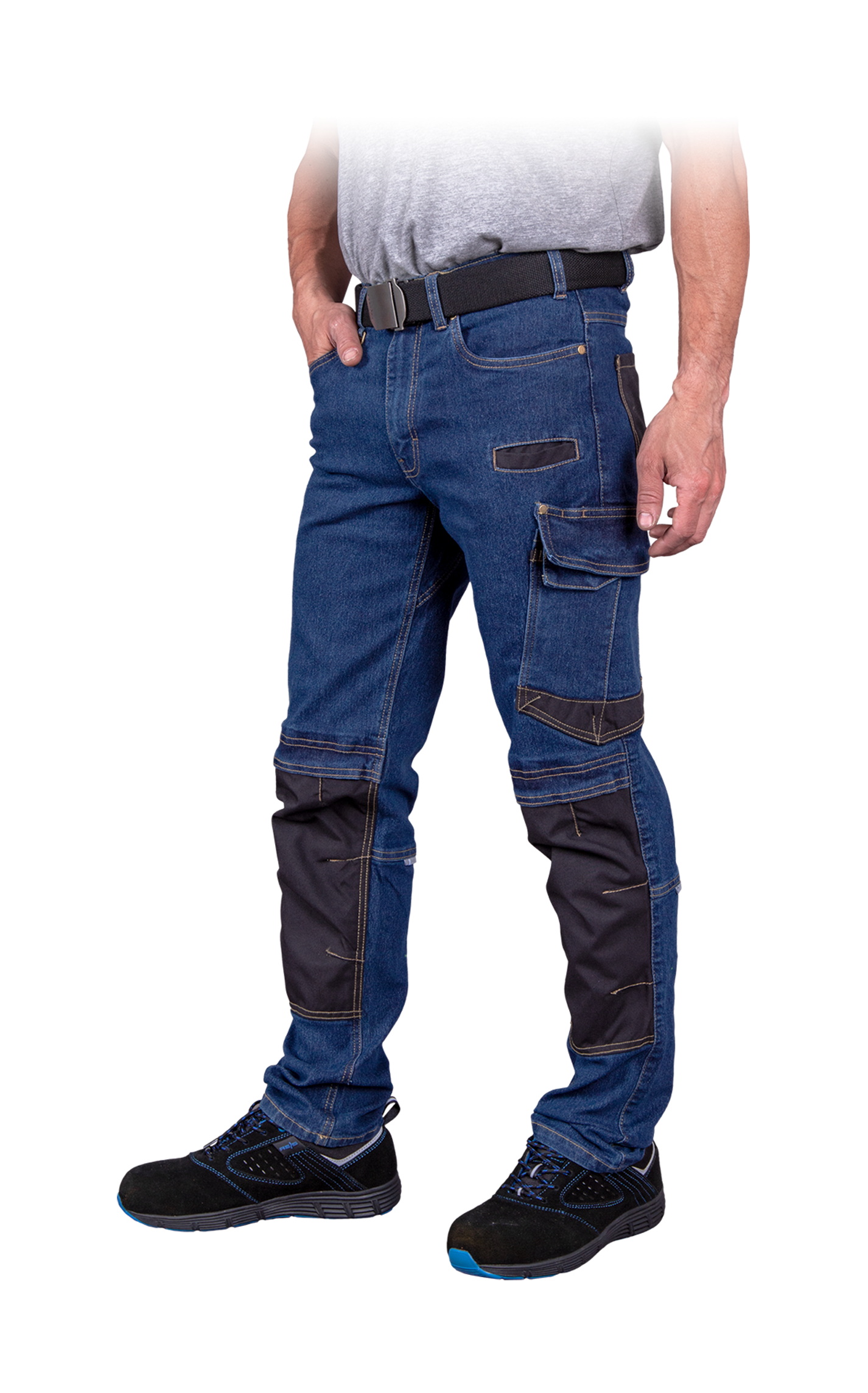 JEANS 303 Blue Farmer munkásnadrág SPD-Stretch (kék)