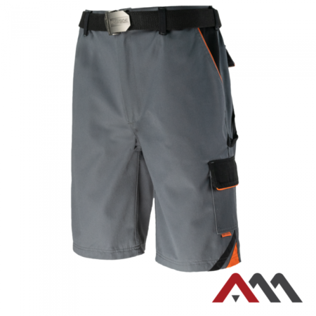 Professional Short Grey Munkavédelmi Rövidnadrág (szürke / fekete)